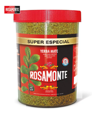 YERBA MATE ROSAMONTE SUPER ESPECIAL FRASCO 1/2KG